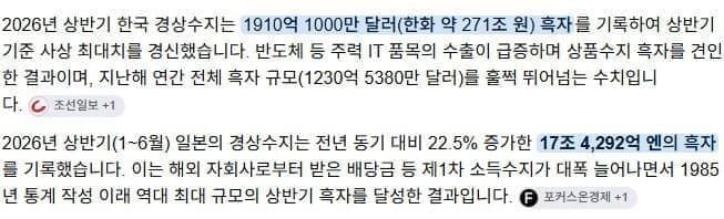 충격주의) 한국의 올해 경상수지가 말도 안되는 수준인 이유 (2/3)
