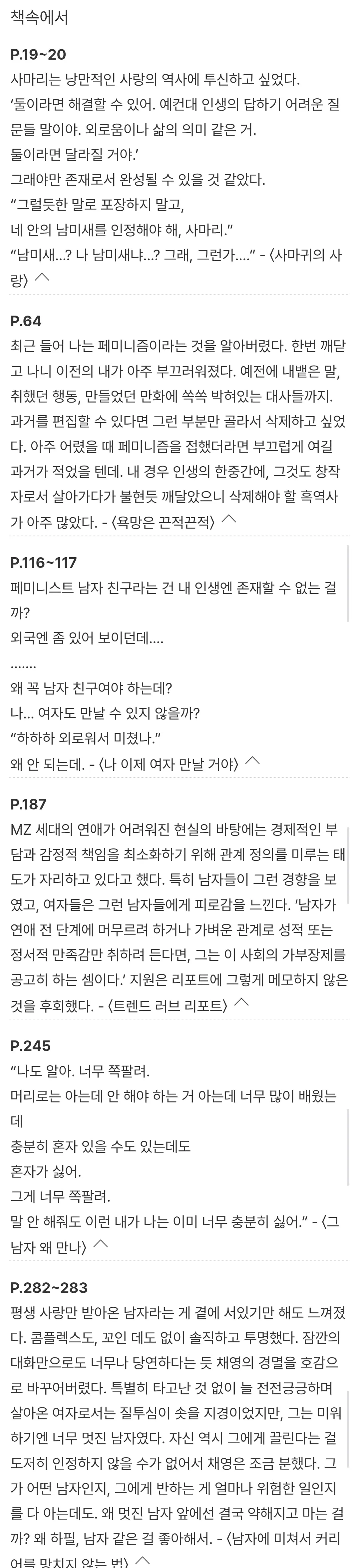 개드립 몇번 올라온 페미니즘 서적 판매페이지.araboza (3/17)