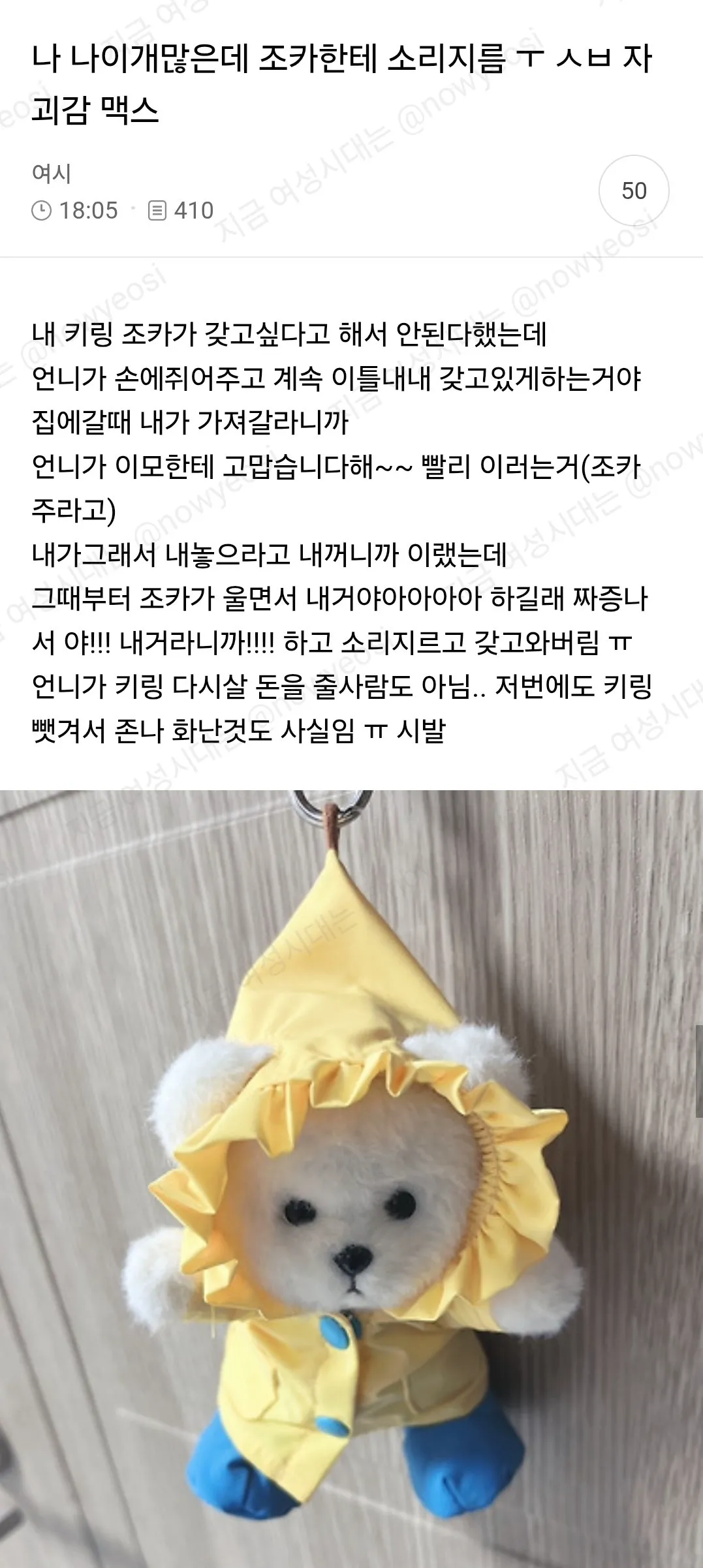 나 나이 개 많은데 조카한테 소리지름 ㅜ ㅅㅂ 자괴감 맥스 (1/4)
