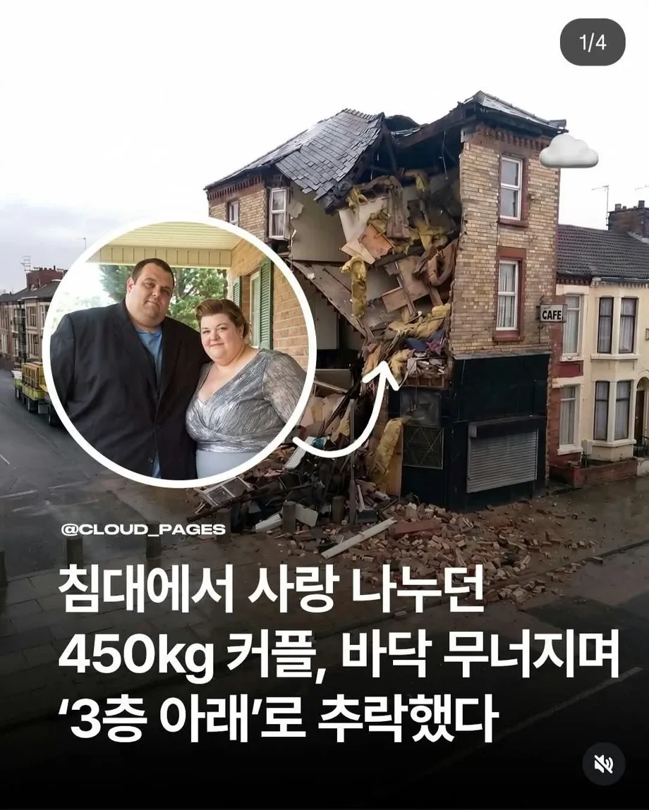 사랑나누던 450kg 커플 (1/4)