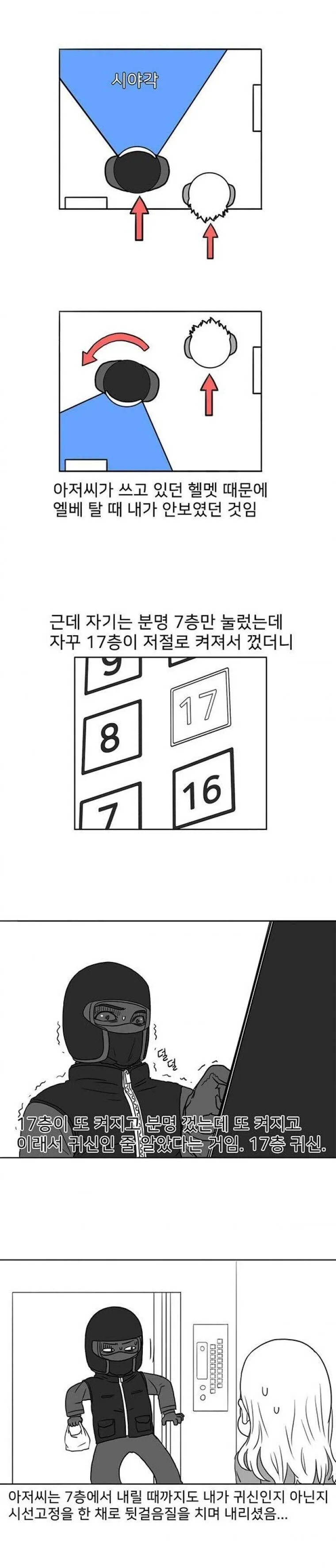 💥실화) 배달원과 같이 엘리베이터 탄 여자 (6/6)