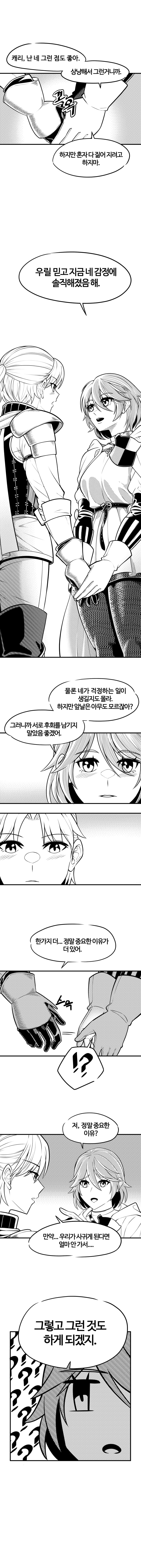용사가 여기사 고백 거절하는 만화 (6/6)