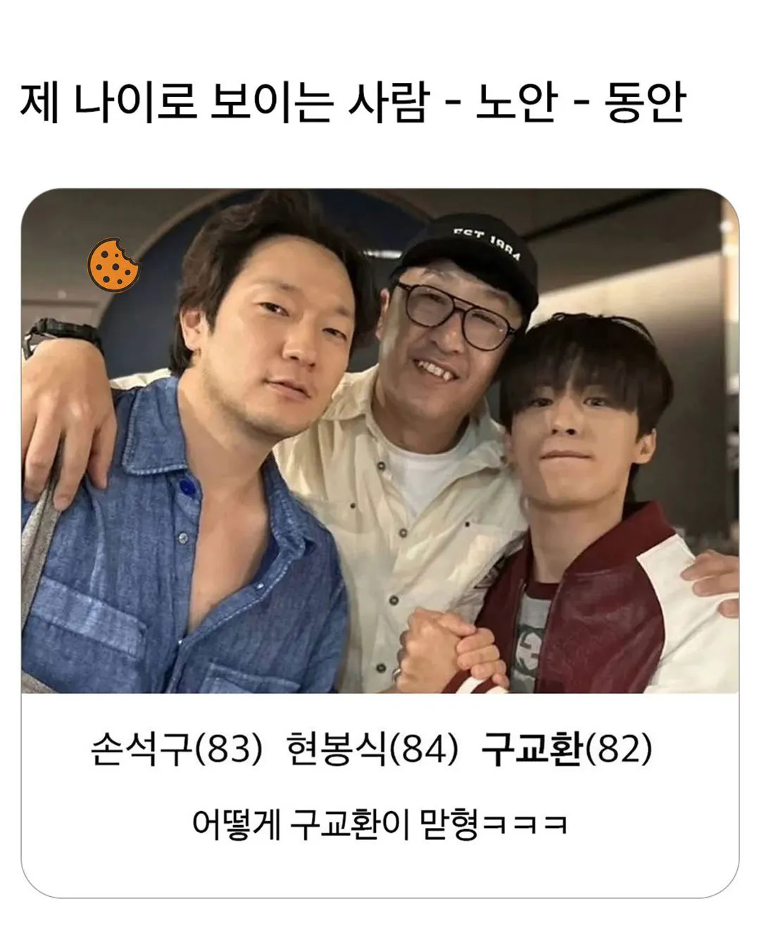 제나이로보이는사람-노안-동안