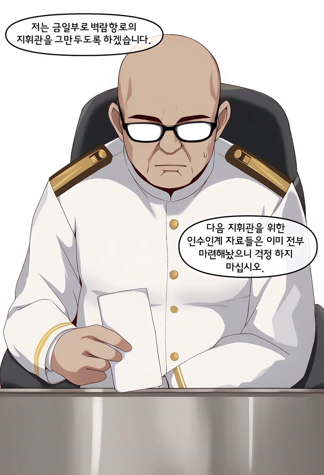 ai)벽람) 지휘관의 사직서.manhwa (2/9)