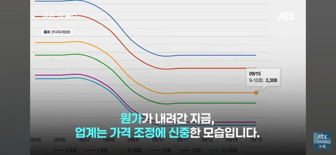 닭값 떨어지니 눈치보는 치킨업계.. (7/15)