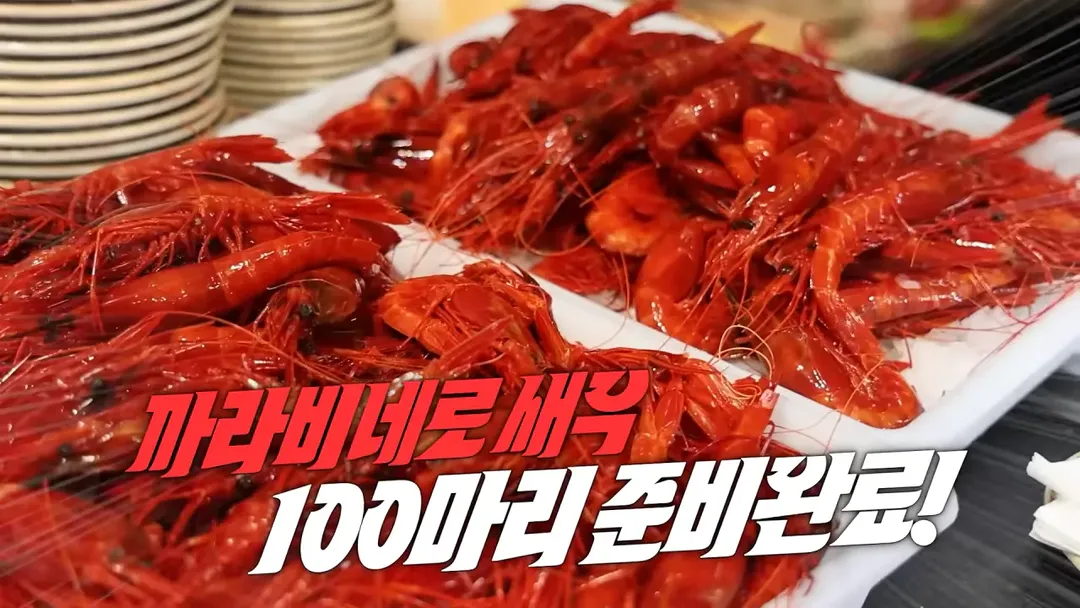 스페인에서 황제새우 100마리 먹방한 쯔양 (2/20)