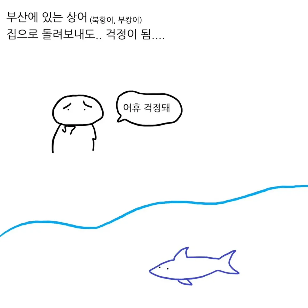 상어를 집 돌려보내도 걱정되는 이유.manwha (3/15)