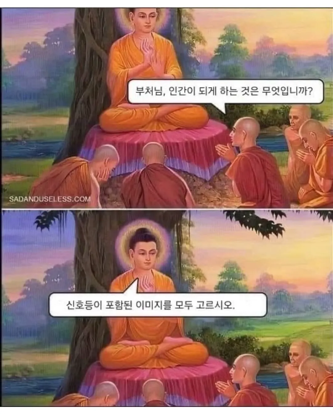 불교) 마음이 편안해지는 부처님 밈 모음.jpg (6/8)