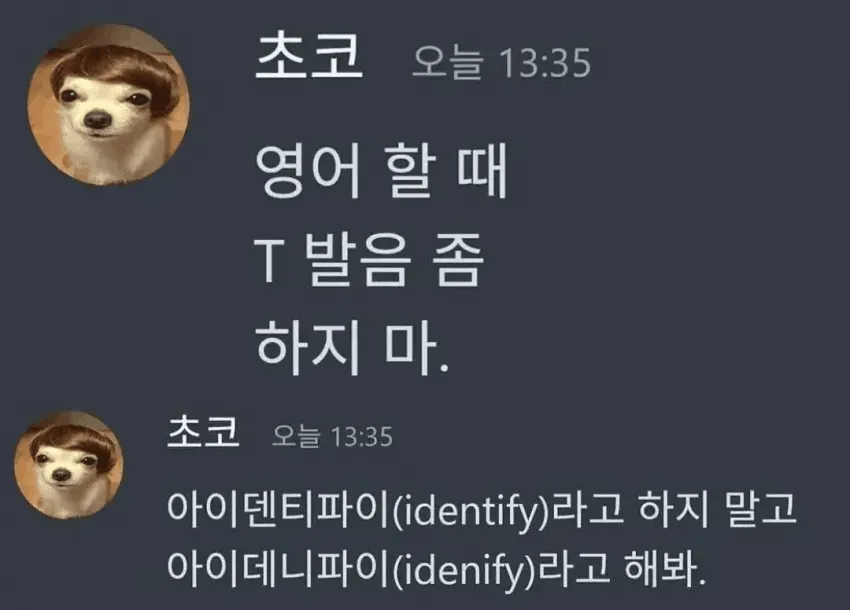 영어할때 T발음좀 하지마 (1/2)