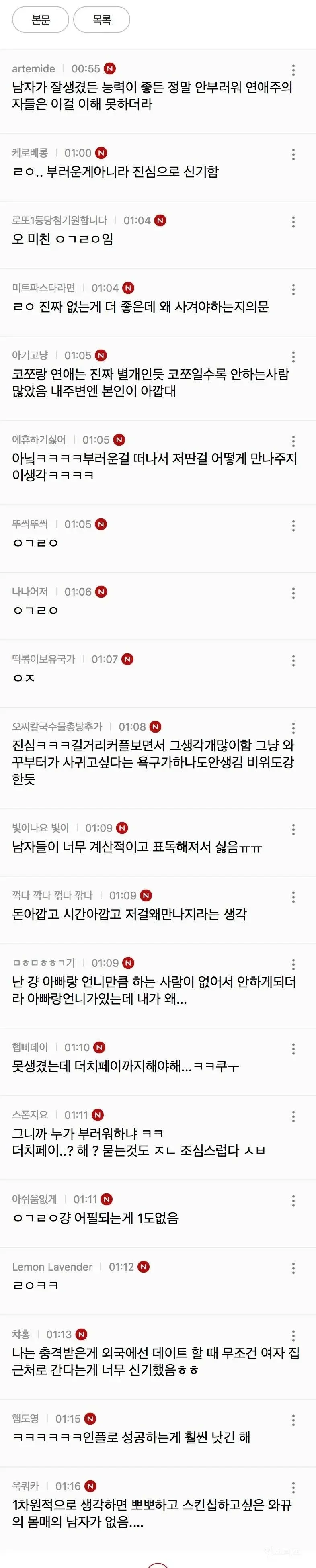 요즘 여자들이 연애 안하려고 하는 가장 큰 이유 (9/18)