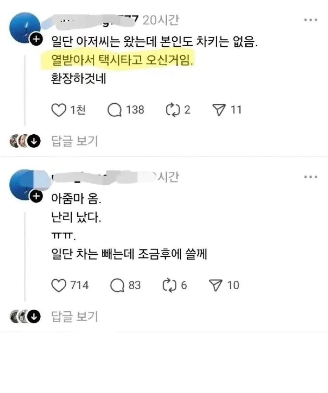 불법 주정차 위반한 싼타페 최후 (4/6)