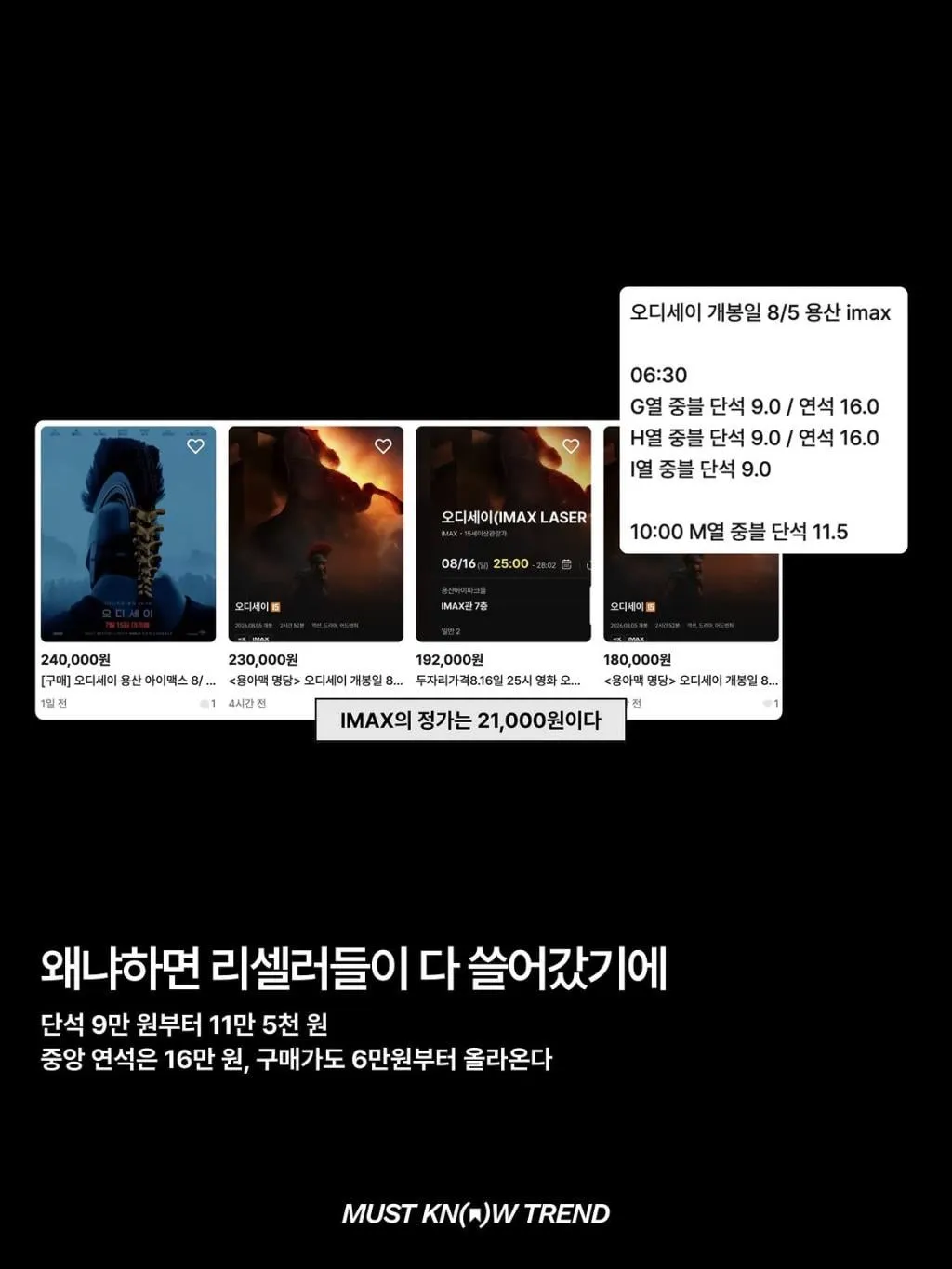 용산 IMAX 티켓팅이 어려운 이유 (4/7)