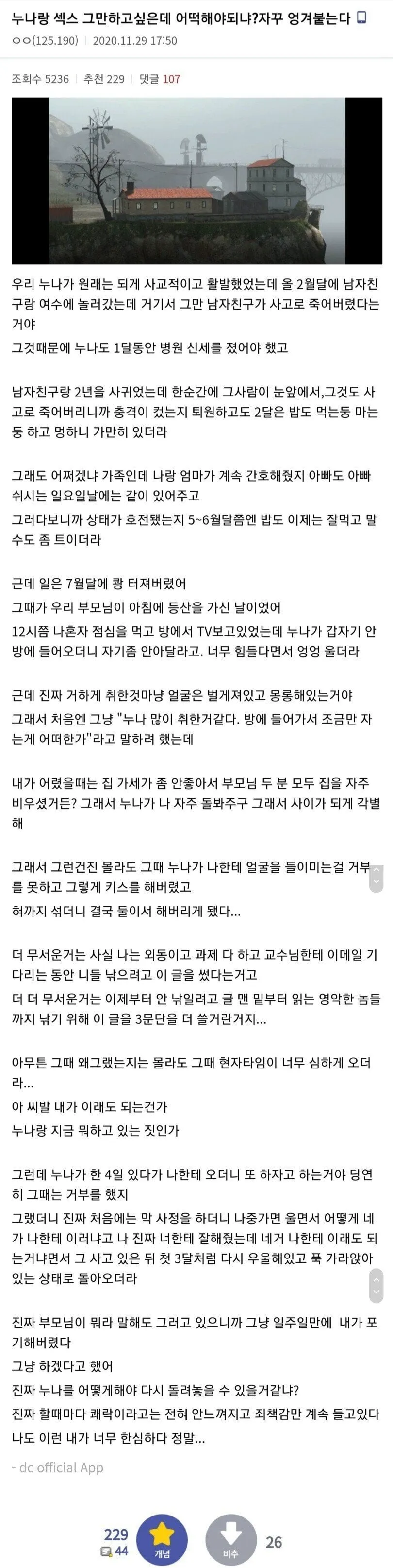 누나근친썰
