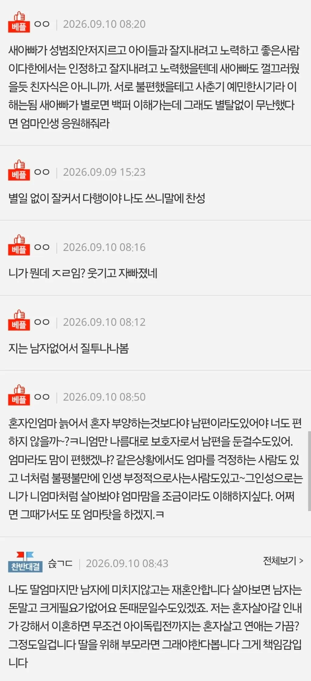 애있는 이혼녀는 제발 재혼좀 하지마 (2/2)