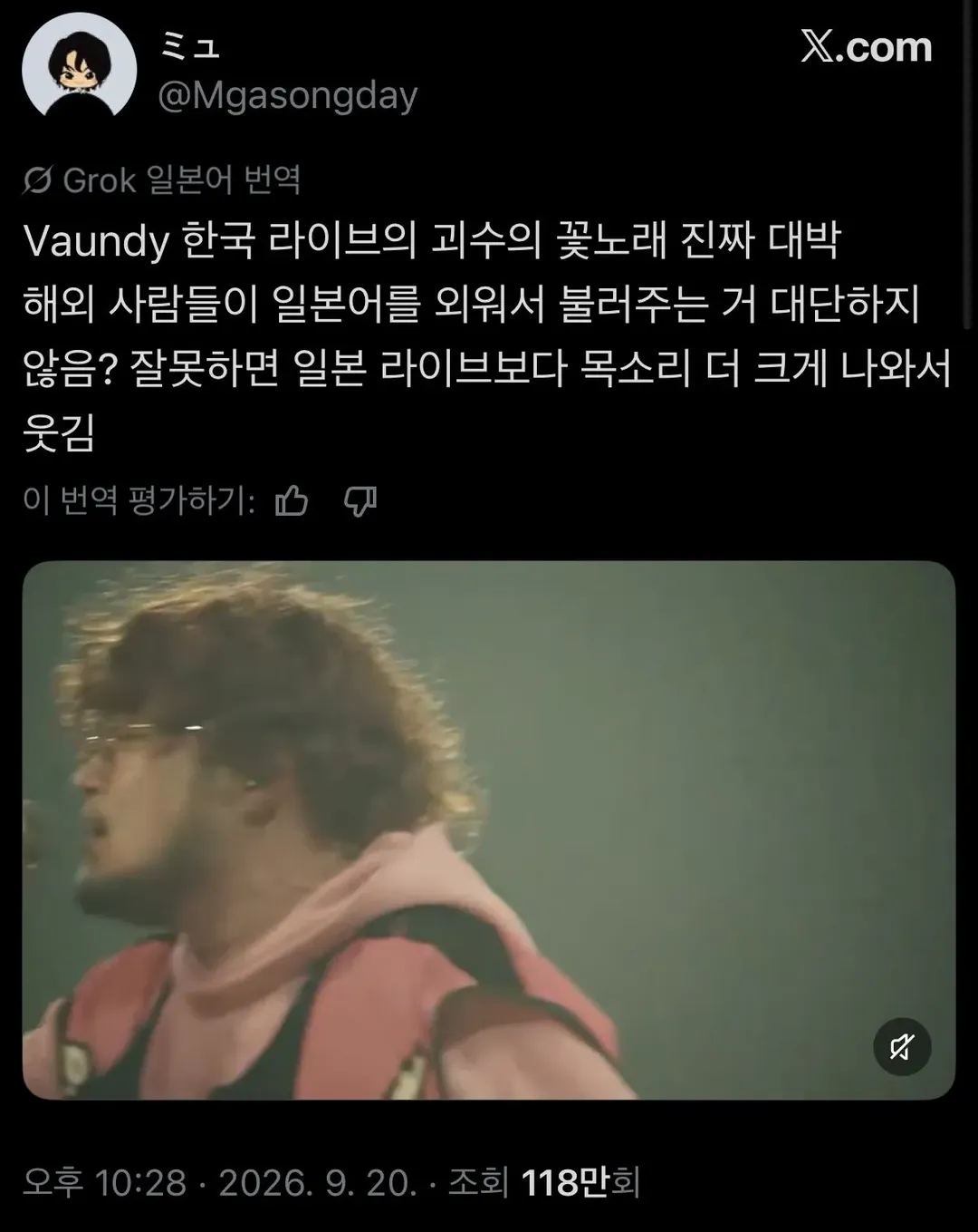 일본 가수의 내한 공연이 일본에서 생중계되면서 화제가 된 한국의 떼창.x (4/10)