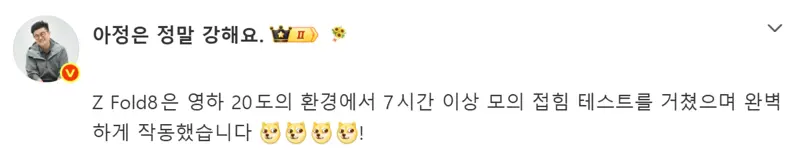 갤럭시폴드 8 영하 20도 내구도 테스트 ㄷㄷ (4/6)