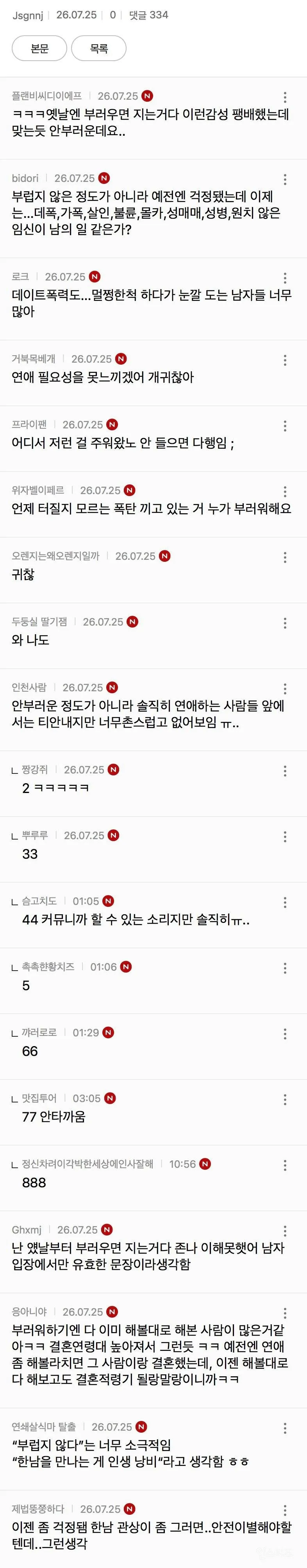 요즘 여자들이 연애 안하려고 하는 가장 큰 이유 (2/18)