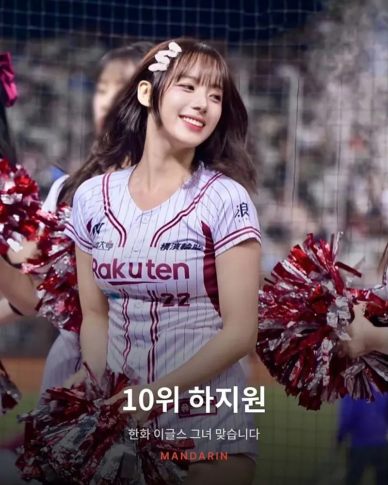 대만 치어리더 인기투표 상황 (10/10)