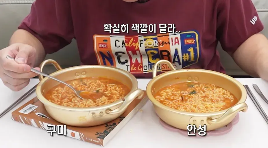'구미공장에서 만든 신라면이 더 맛있다'는 인터넷 소문을 검증해본 유튜버 ㄷㄷ (19/20)