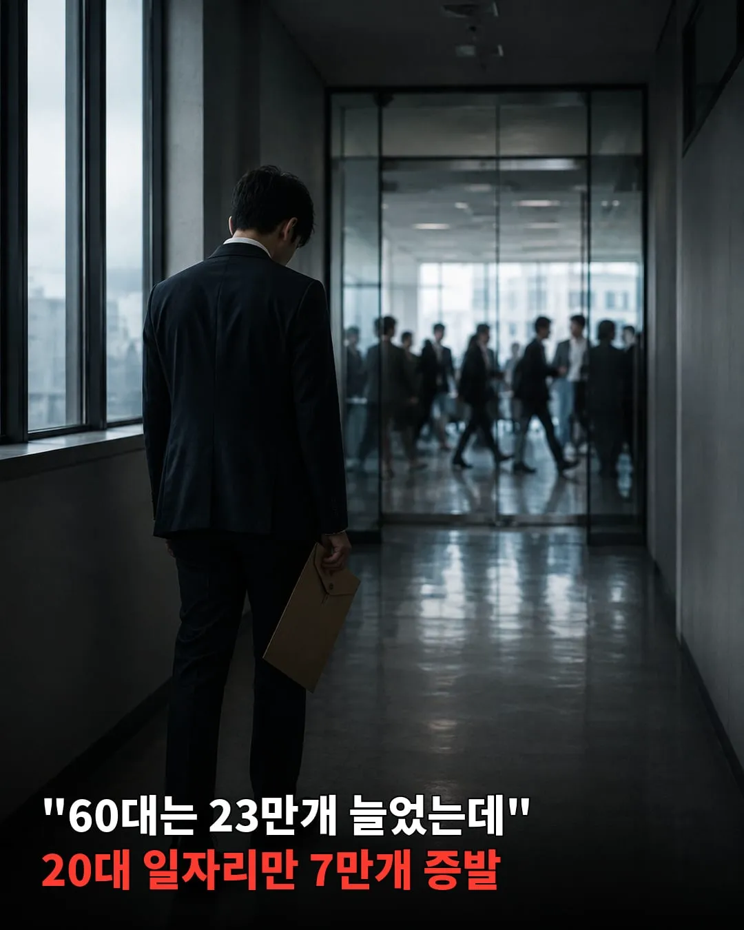 60대는 23만개 늘었는데, 20대 일자리 7만개 증발.jpg (1/3)
