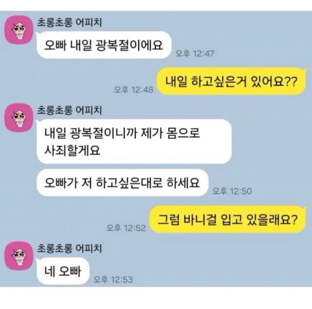 광복절이라 사죄하는 일본인 아내 (3/3)
