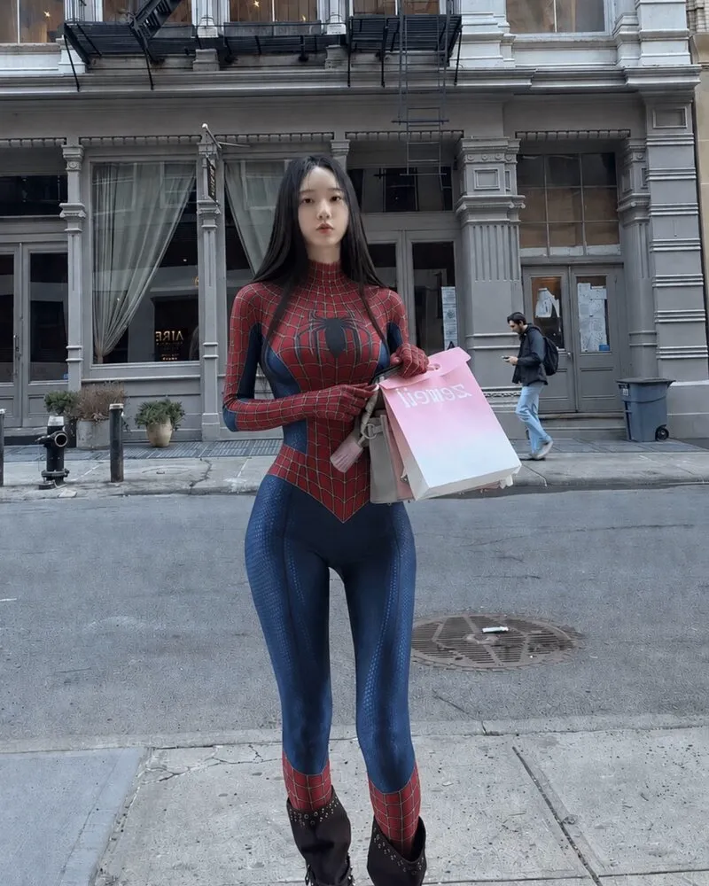 (ㅇㅎ) 신재은 스파이더걸 코스프레 (6/8)