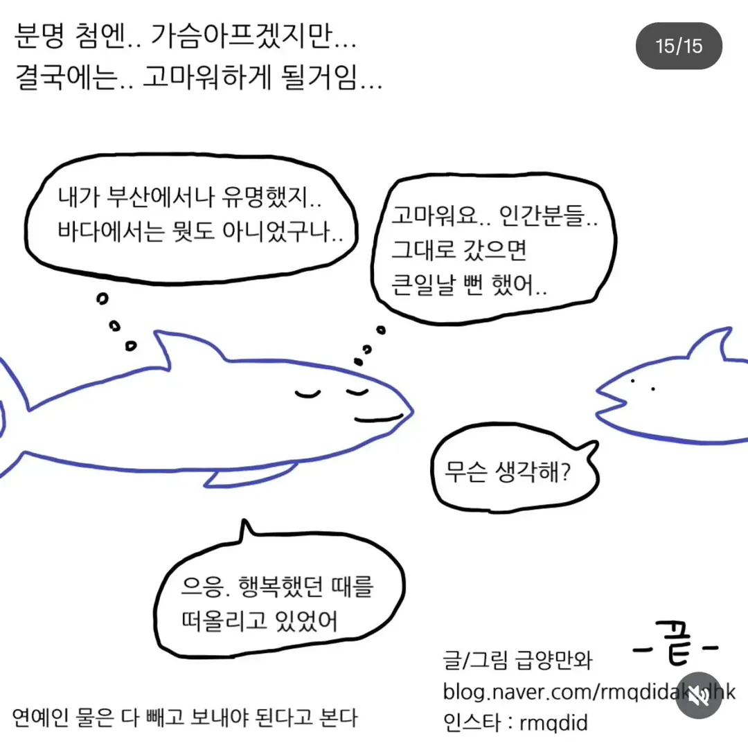 상어를 집 돌려보내도 걱정되는 이유.manwha (15/15)