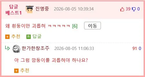 검은 강아지와 흰 강아지 (2/2)