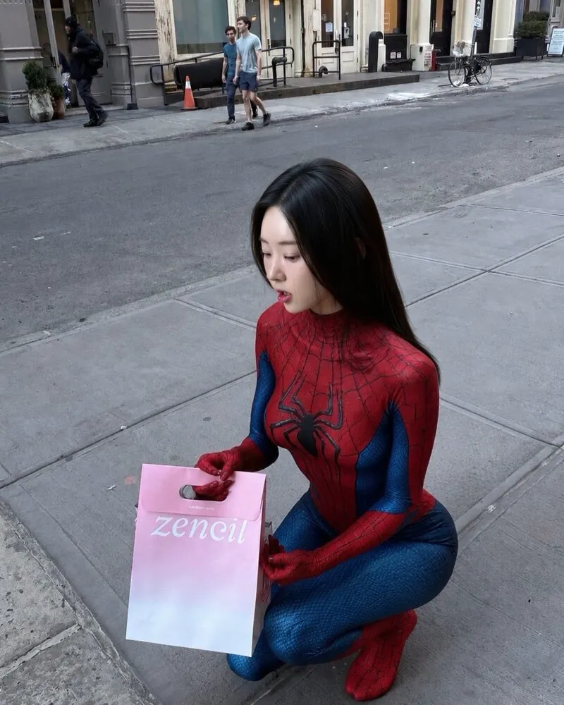 (ㅇㅎ) 신재은 스파이더걸 코스프레 (4/8)