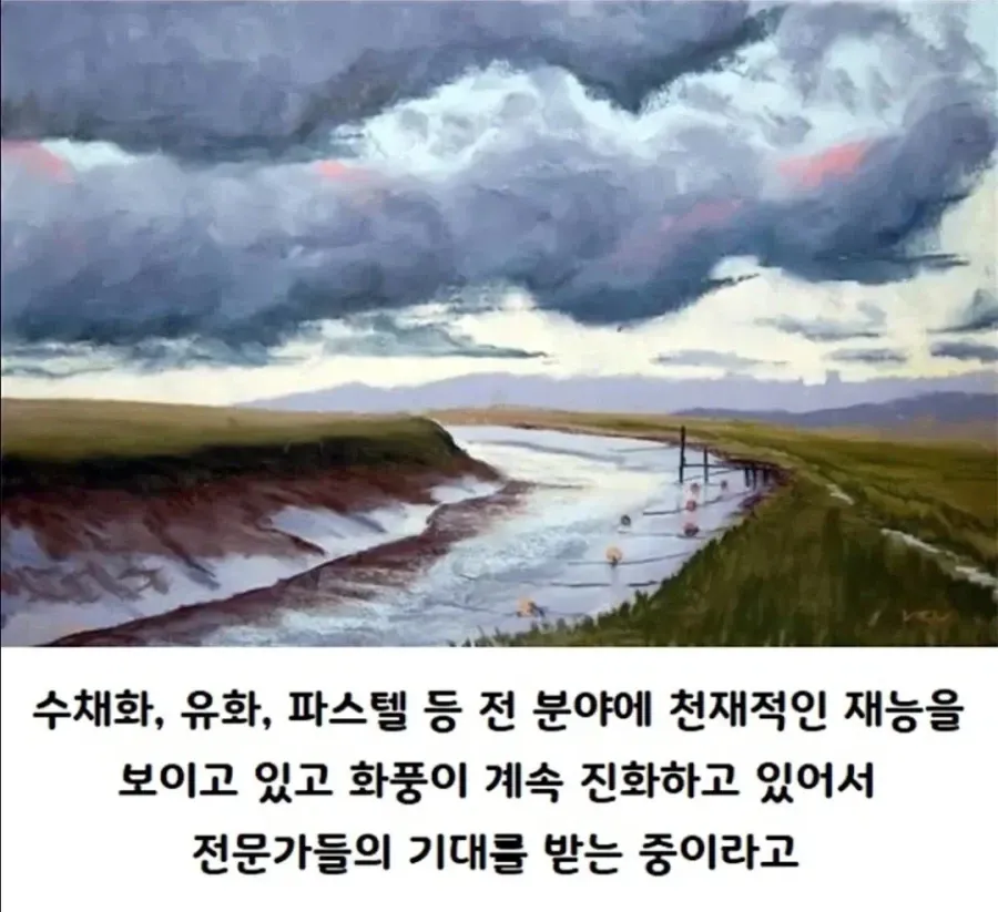모네의 환생이라는 극찬을 듣는 화가.JPG (5/10)