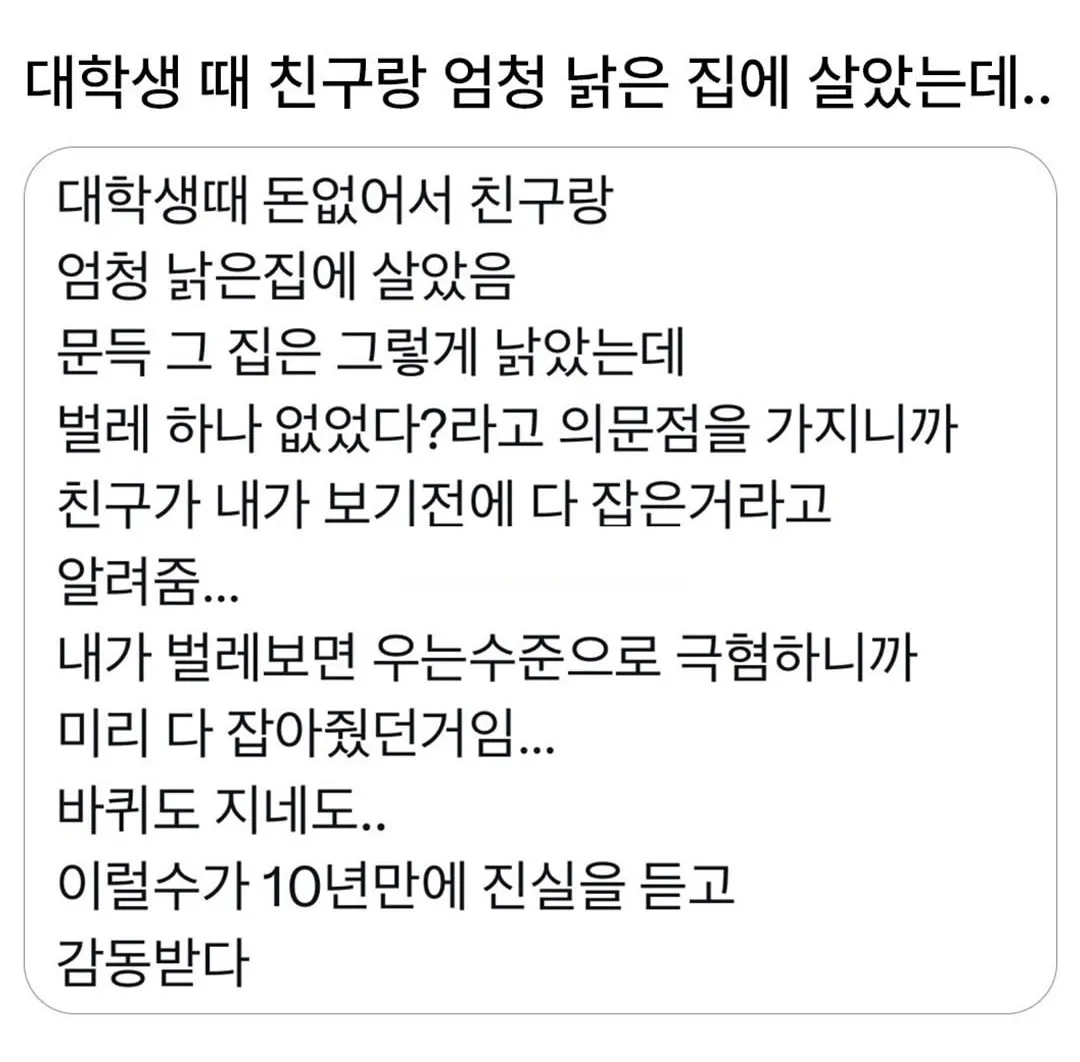 친구랑 낡은 집에 살았는데.jpg (1/2)