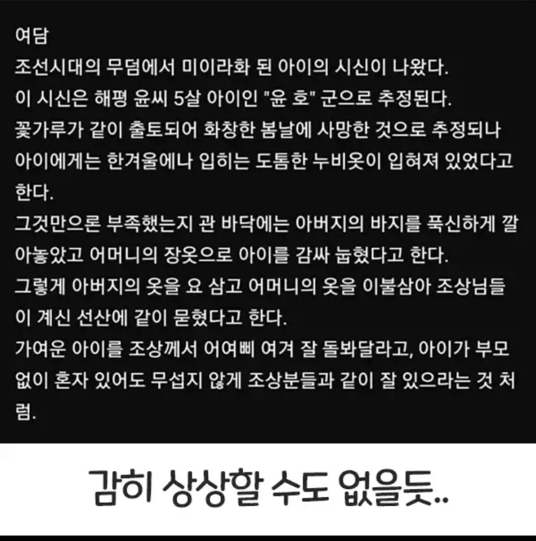 예법이 따로 없다는 아기장례식 (3/3)