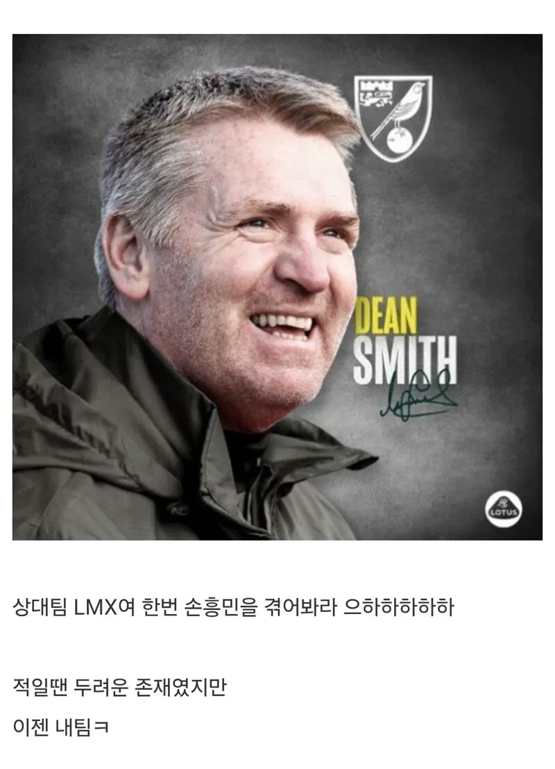 딘스미스 감독의 손흥민 사랑 (3/6)