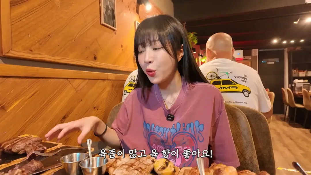 스페인에서 스테이크 4kg 먹방한 쯔양 근황 ㄷㄷㄷㄷㄷ (20/20)