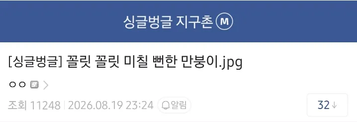 지하철에서 꼴려서 미칠뻔했다는 디시인 (1/4)