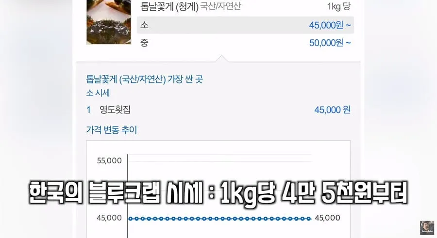이탈리아에서 난리났다는 청게(블루크랩) 가격.jpg (14/20)