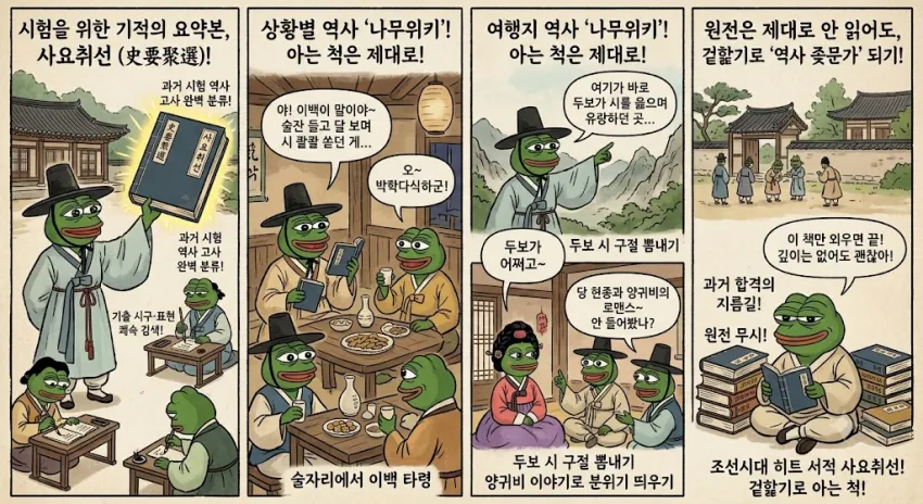 조선의 좆문가 양성책 '사요취선' (2/2)