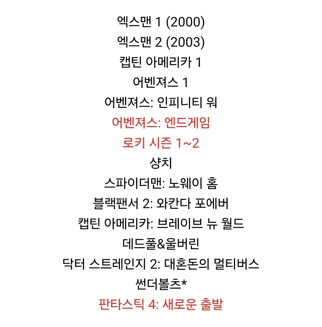 <둠스데이> 관람 전 필수 시청해야 하는 작품들 (2/2)