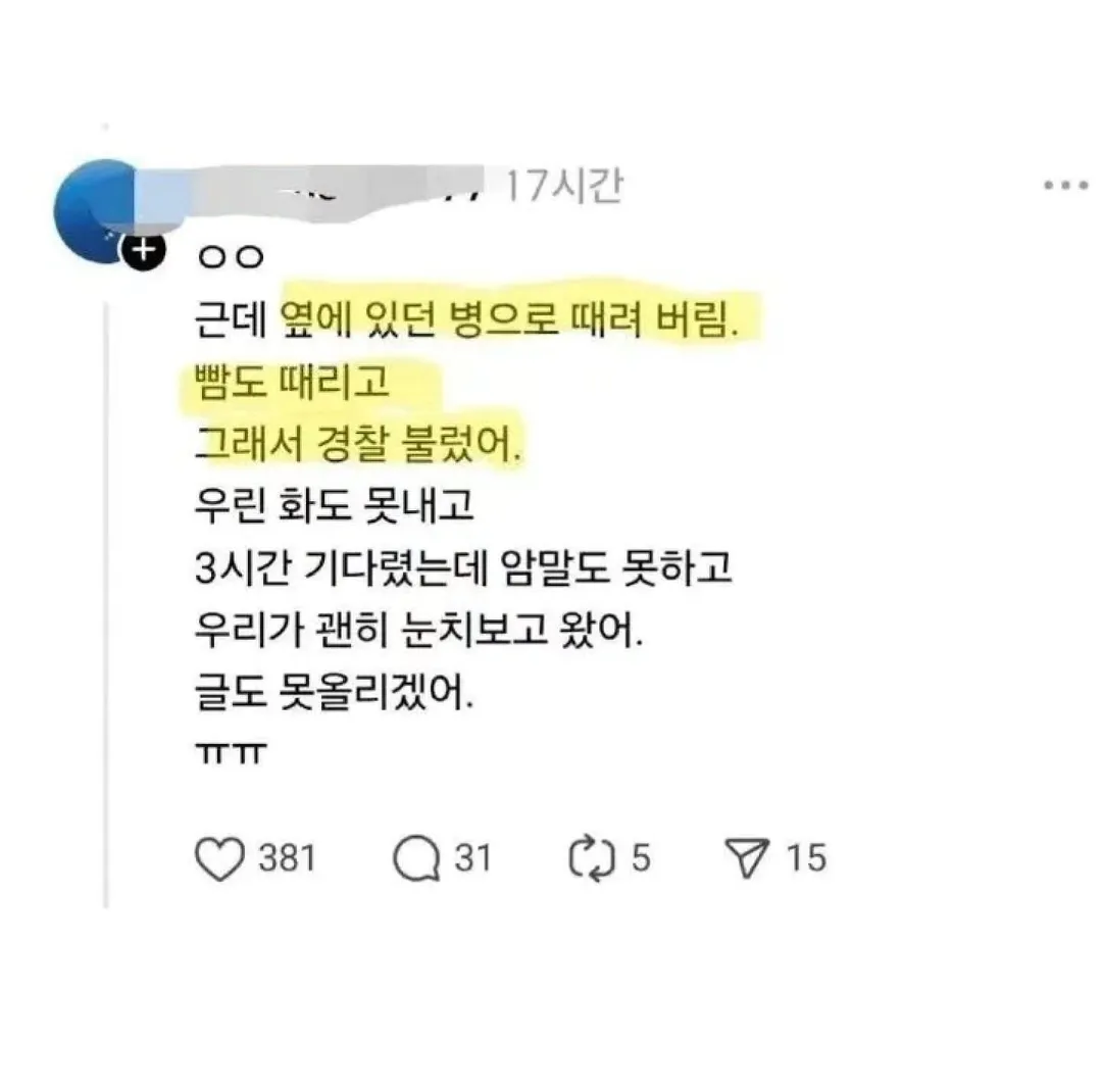 불법 주정차 위반한 싼타페 최후 (5/6)