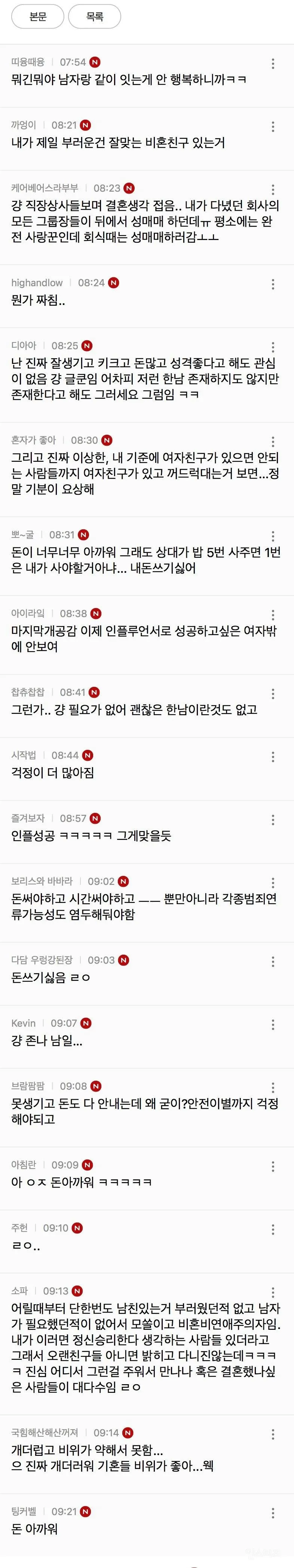 요즘 여자들이 연애 안하려고 하는 가장 큰 이유 (15/18)