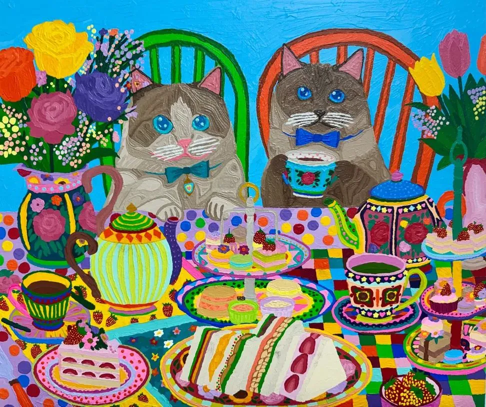 중증자폐성 장애 아이가 그린 고양이 그림 (5/5)