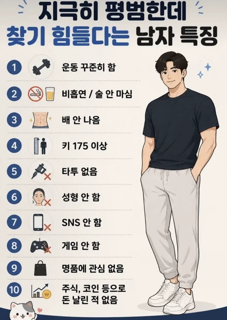 찾기 힘들다는 한국 남자유형.JPG