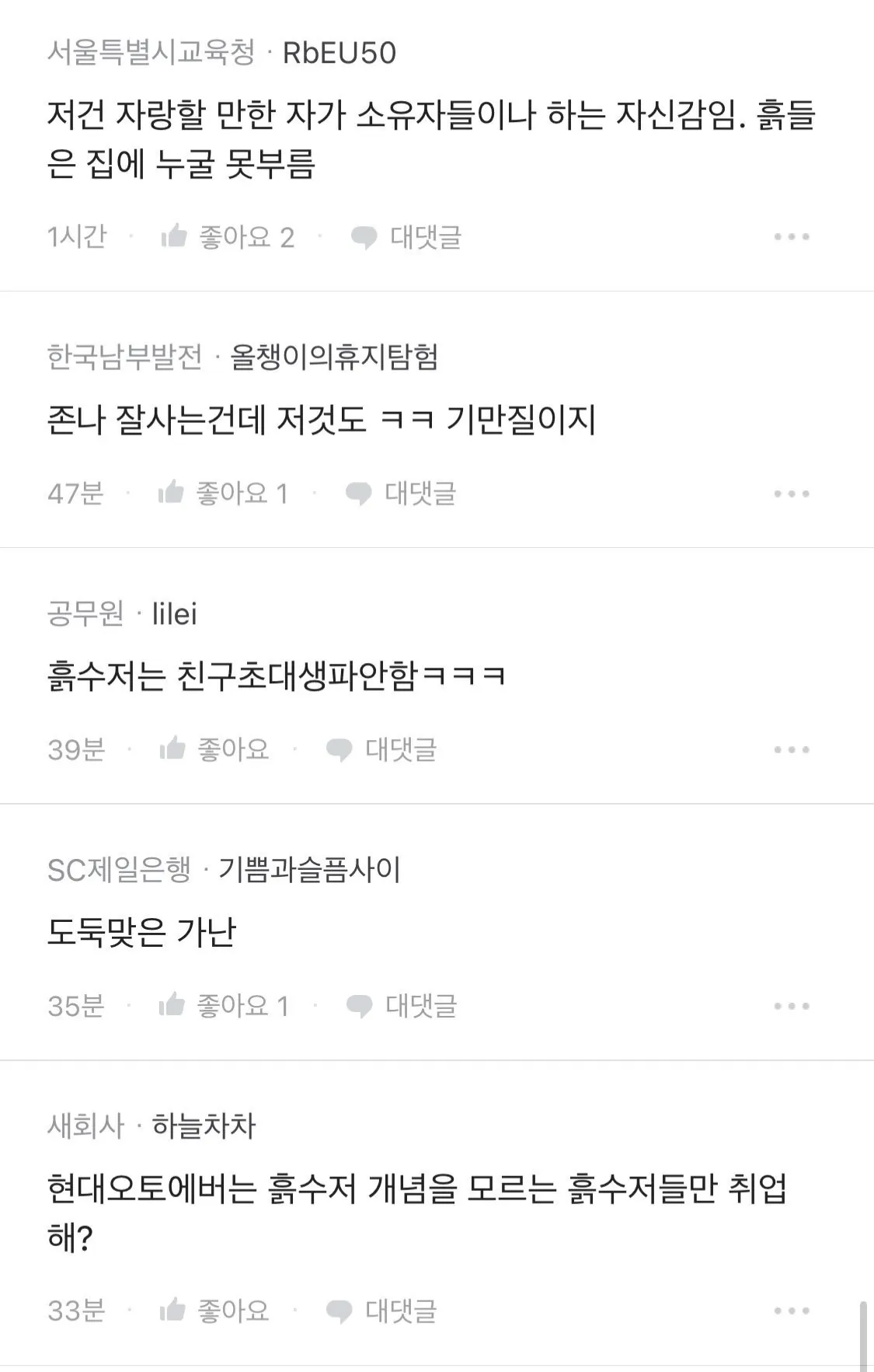 초등학생때 흙수저 생일파티 특징 (5/6)