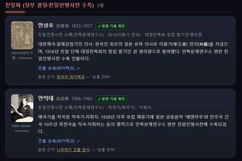 본관으로 찾는 친일파 스캐너 (2/2)